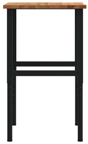 Bancada 80x60x(71,5-98) cm carvalho castanho-claro