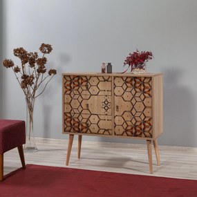 Cômoda Verybox – Carvalho Sonoma – 90x90x40 cm