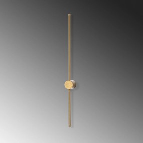 Candeeiro de Parede "Sword" – Dourado – 91x10x7 cm – Design Moderno