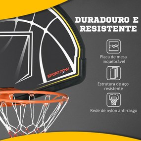 SPORTNOW Tabela de Basquetebol de Parede Tabela de Basquetebol para In