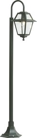Lanterna de exterior clássica verde escura 135cm IP44 - Berta