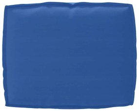 Conjunto de Almofadas para Palete em 2 Peças, Azul Royal, em Tecido Ox