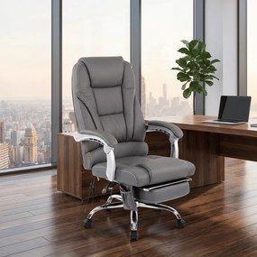 Cadeira de escritório Pacific com massagem Cinza