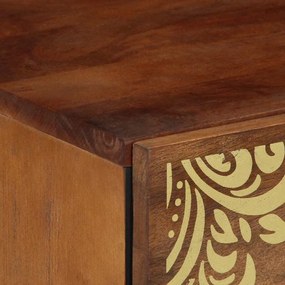 Cômodas de cabeceira 2 pcs 40x33,5x46 cm Madeira de Mangueira