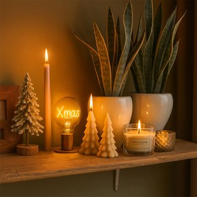 Lâmpada LED E27 de Natal G125 Âmbar 1,8W 100 lm 1800K