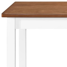Conjunto mesa e bancos de bar 5 pcs madeira maciça