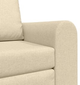 Sofá Cama 2 em 1 Creme 98x71x83 cm Tecido