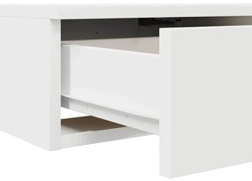 Gavetas de Cama Brancas 200x36,5x16,5 cm Madeira Consolidade