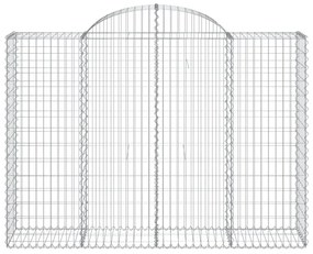 Cestos gabião arqueados 5pcs 200x50x140/160cm ferro galvanizado