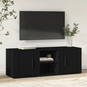Móvel de TV Leci de 100 cm - Preto - Design Moderno