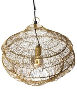 Candeeiro suspenso oriental dourado 45 cm x 40 cm - VADI Oriental