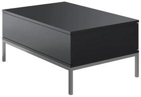 Mesa de Centro Lord – Antracite e Prata – 90x40x60 cm