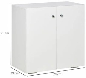 Aparador Lauper de 70 cm - Branco - Design Nórdico