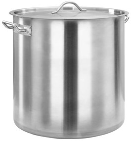 51136 vidaXL Panela 71 L 45x45 cm aço inoxidável