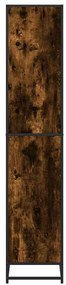 Estante 80,5x35x170,5 cm derivados de madeira carvalho fumado