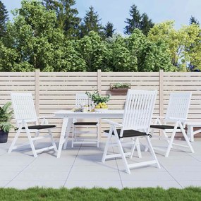 Almofadões p/ cadeiras jardim 4pcs 40x40x4 cm oxford preto