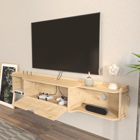 Móvel TV Pare – Carvalho – 140x25x25 cm