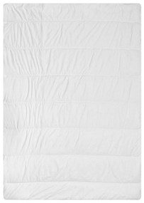 Edredão em poliéster branco 155 x 200 cm HOWERLA Beliani