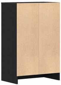 Sapateira 60x35x92 cm derivados de madeira carvalho preto