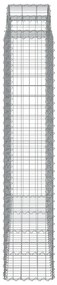 Cestos gabião arqueados 4pcs 200x50x200/220cm ferro galvanizado