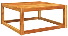 Mesa de jardim 65x65x29 cm madeira de acácia maciça