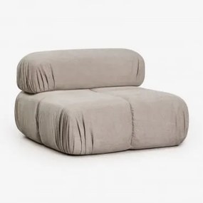 Módulo Central Para Sofá Modular Em Bouclé Embalado A Vácuo Kendall Bouclé Castanho Chocolate - Sklum