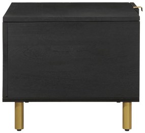 Mesa de centro 80x50x40 cm derivados de madeira preto