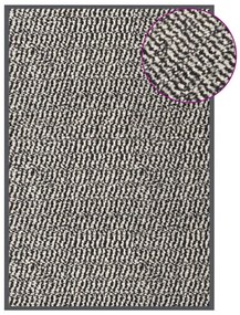 Tapete de entrada tufado 60x90 cm castanho-claro