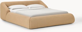 Cama estofada em bouclé Sofia