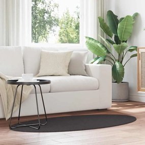 vidaXL Tapetes Cinzento-escuro 80 x 150 cm Poliéster