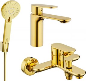 Mexen Milo Conjunto de banheira R40, dourado - 71303R40-50