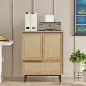 Armário Multiusos ON8B – Walnut Oak – 74,8 cm x 90,4 cm x 35,5 cm