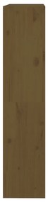 Estante/divisória 80x30x135,5 cm pinho maciço castanho mel