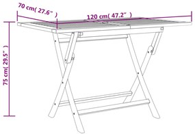 7 pcs conjunto de jantar p/ jardim madeira de teca maciça cinza