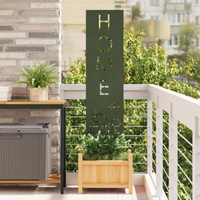 vidaXL Tela de Privacidade para Jardim Verde-oliva 32 x 140 cm