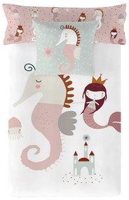 Capa Nórdica Haciendo El Indio Seahorse Reversível (solteiro) (180 X 220 cm)