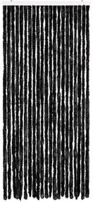 Cortina anti-insetos 90x200 cm chenille antracite