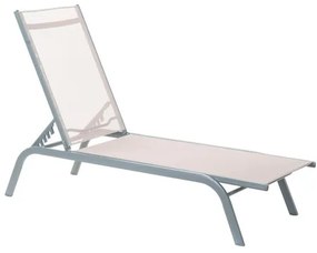 Espreguiçadeira Dkd Home Decor Reclinável Pvc Alumínio (191 X 58 X 98 cm)