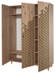 Roupeiro Mode – Carvalho Sonoma – 135 cm x 192 cm x 52 cm