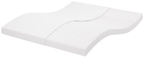 Colchão de espuma 180x200 cm 7 zonas dureza 20 ILD branco