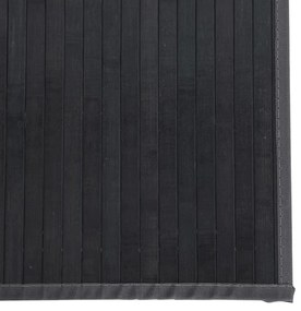 Tapete retangular 70x1000 cm bambu cinzento