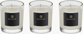 Velas com um pavio Pearl (magnólia, peónia), conjunto de 3