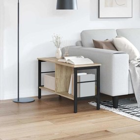 vidaXL Estante Carvalho Sonoma 82 x 32 x 47 cm Madeira processada