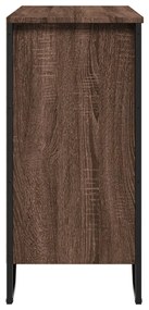 Aparador 78x35,5x74,5 cm derivados de madeira carvalho castanho