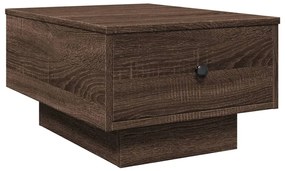 Mesa de centro 60x45x31 cm derivados madeira carvalho castanho