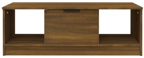 Mesa centro 102x50x36 cm derivados de madeira carvalho castanho