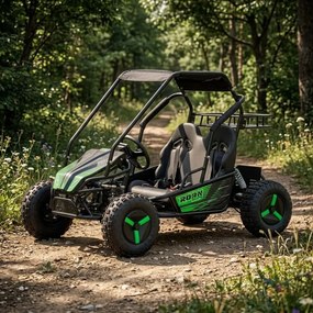 Buggy gasolina para crianças BUGGY 1500W ELÉCTRICO 2 Lugares Batería 60V 20Ah Verde