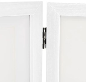 Moldura com três dobras 28x18 cm+2x(13x18 cm) branco