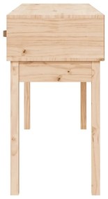 Mesa consola 114x40x75 cm madeira de pinho maciço