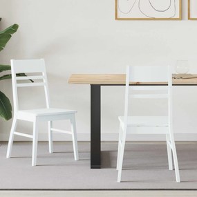 vidaXL Cadeiras de Jantar 2 pcs Branco 43 x 54 x 89 cm